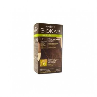 Tinte Castaño Claro Natural 5.0 DELICATO Biokap, 140 ml