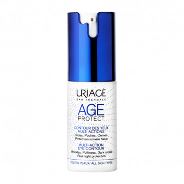 Age Protect Contorno de Ojos Multiacción Uriage, 15 ml.