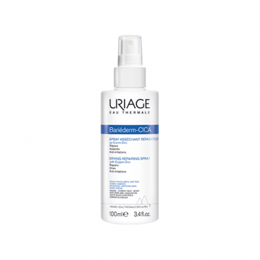 Bariederm CICA secante reparador Spray Uriage, 100 ml.